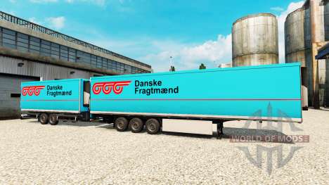 Semi-Remolque Krone Gigaliner [Danés Fragtmaend] para Euro Truck Simulator 2