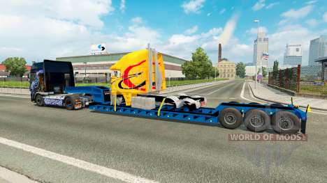 Baja barrido con un camión averiado para Euro Truck Simulator 2