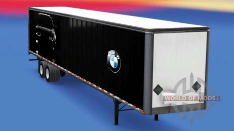 All-metal semitrailer BMW para American Truck Simulator