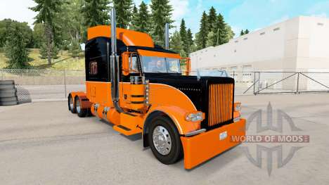 El Negro y el Naranja de la piel para el camión  para American Truck Simulator