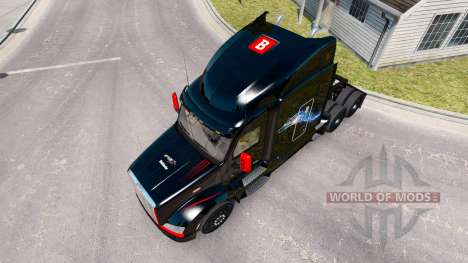 Skin Bitdefender tractor Peterbilt para American Truck Simulator