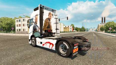 Los vikingos de la piel para camiones Volvo para Euro Truck Simulator 2
