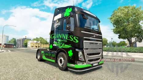 Guinness de la piel para camiones Volvo para Euro Truck Simulator 2