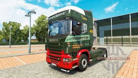 Edwards Transporte de la piel para Scania camión para Euro Truck Simulator 2