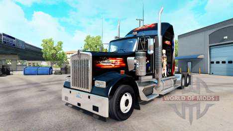 La piel, estados UNIDOS camión Kenworth W900 para American Truck Simulator