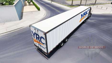 De metal semi-YRC Freight para American Truck Simulator