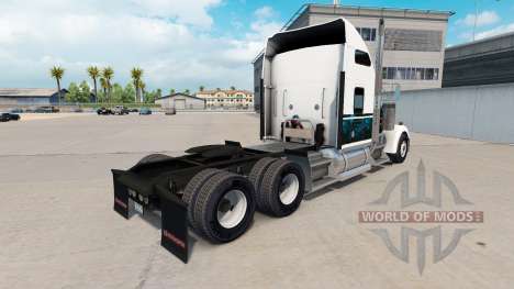 La piel Personalizado Azul Nuevo camión Kenworth para American Truck Simulator