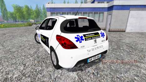 Peugeot 308 Ambulance para Farming Simulator 2015