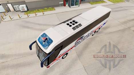 La piel de los Patriotas un autobús Mascarello R para American Truck Simulator