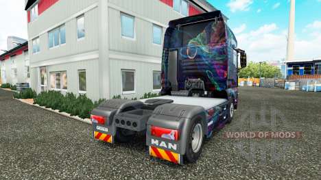 El Fractal de la Llama de la piel para el HOMBRE para Euro Truck Simulator 2