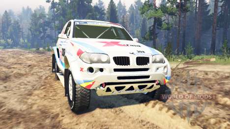 BMW X3 Rally para Spin Tires
