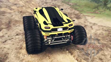 Koenigsegg One:1 Monster v2.0 para Spin Tires