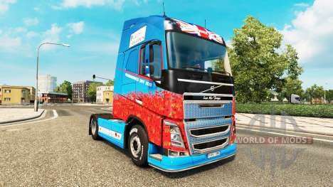 La Ayuda Para los Héroes de la piel para camione para Euro Truck Simulator 2