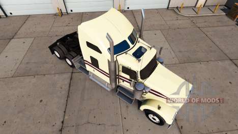 Crema para la piel en el camión Kenworth W900 para American Truck Simulator