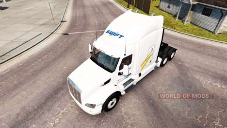 Swift de la piel para el camión Peterbilt para American Truck Simulator