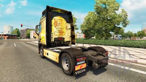 Oro de la piel para camiones Volvo para Euro Truck Simulator 2