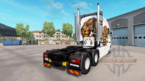 De piel de oso para camión Scania T para American Truck Simulator