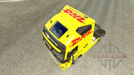 DHL piel para camiones Volvo para Euro Truck Simulator 2