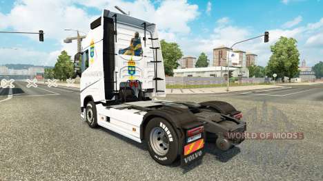 Forsvarsmakten de la piel para camiones Volvo para Euro Truck Simulator 2
