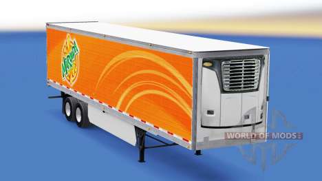Mirinda de la piel en el remolque refrigerado para American Truck Simulator
