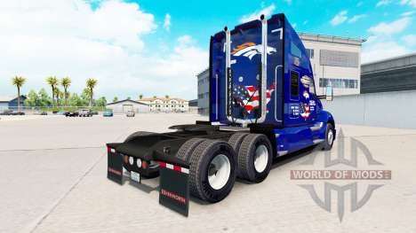 La piel de los Broncos en el tractor Kenworth para American Truck Simulator