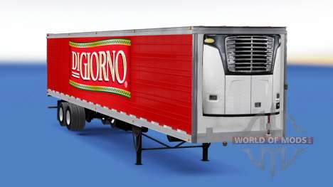 Refrigerado semi-remolque DiGiorno para American Truck Simulator