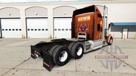 La piel de Los Osos Den en el camión Kenworth W9 para American Truck Simulator