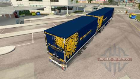 Semi Remolque De La Corona Gigaliner [Waberers] para Euro Truck Simulator 2