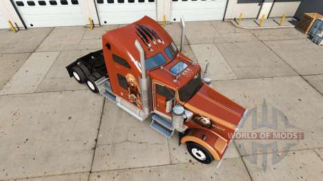 La piel de Los Osos Den en el camión Kenworth W9 para American Truck Simulator