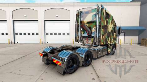 La piel del Ejército en el camión Freightliner A para American Truck Simulator