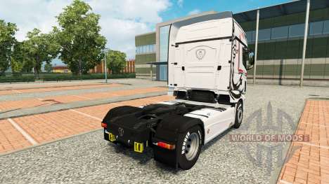 La piel NikoTrans en el tractor Scania R700 para Euro Truck Simulator 2