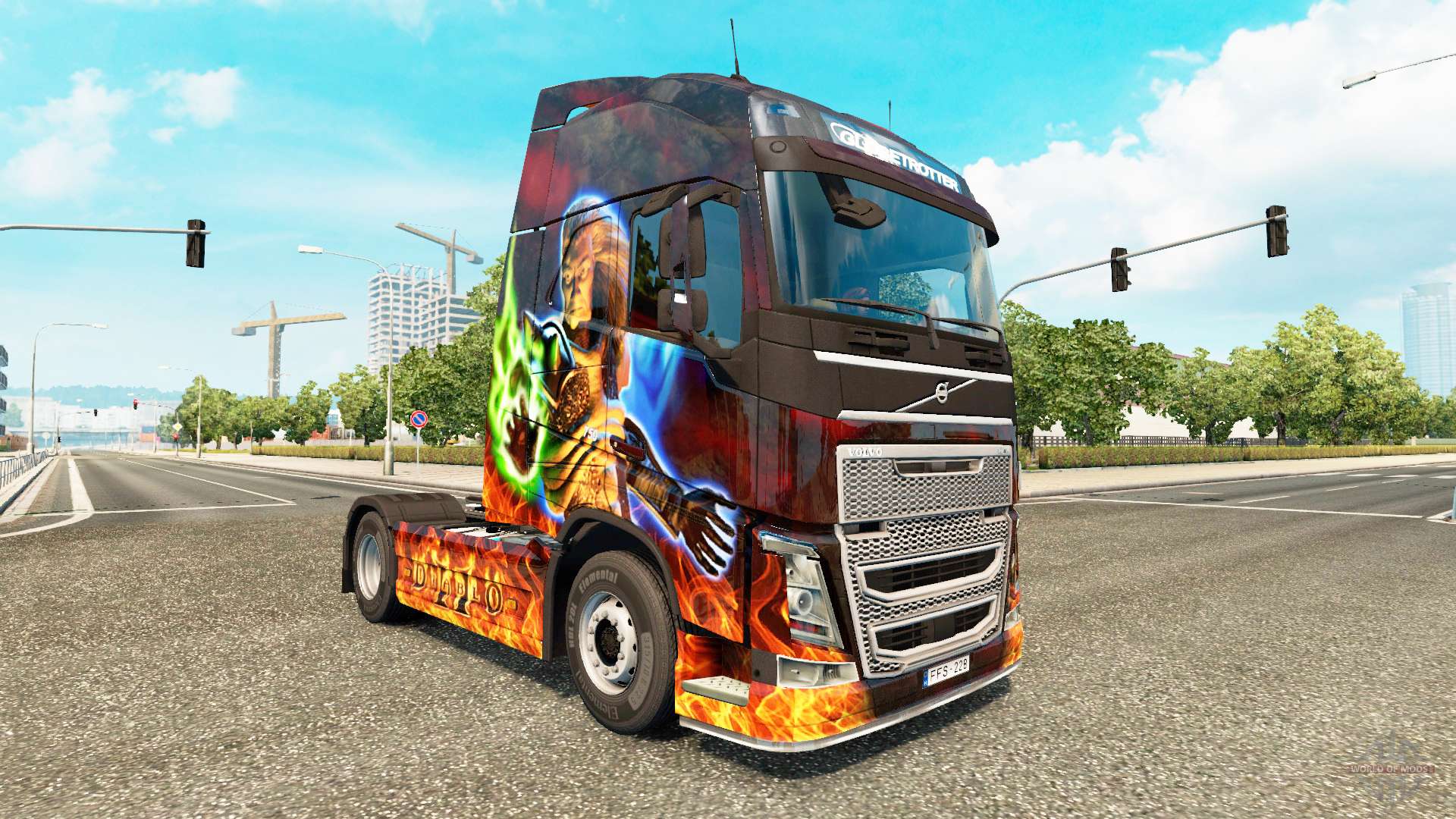 Diablo II de la piel para camiones Volvo para Euro Truck
