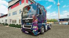 El Fractal de la Llama de la piel para el HOMBRE camión para Euro Truck Simulator 2