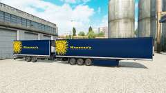 Semi Remolque De La Corona Gigaliner [Waberers] para Euro Truck Simulator 2