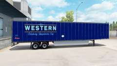 La piel Occidental en el remolque para American Truck Simulator