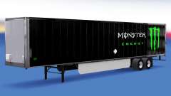 La piel de Monster Energy para la semi para American Truck Simulator