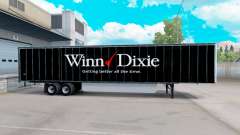 La piel Winn Dixie en el remolque para American Truck Simulator