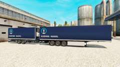 Semi Remolque De La Corona Gigaliner [Kuehne Nagel] para Euro Truck Simulator 2