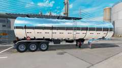 Chrome combustible semi-remolque para American Truck Simulator