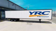De metal semi-YRC Freight para American Truck Simulator