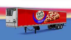Refrigerado semi-remolque Fiesta de Pizza para American Truck Simulator