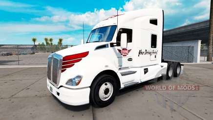 La piel en Keystone Occidental tractor Kenworth para American Truck Simulator