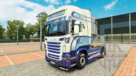 Caffrey Internacional de la piel para Scania camión para Euro Truck Simulator 2