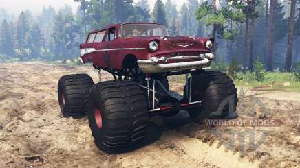 Chevrolet Bel Air Wagon 1957 [monster] para Spin Tires