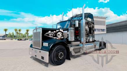 La piel sobre el Cráneo de camiones Kenworth W900 para American Truck Simulator