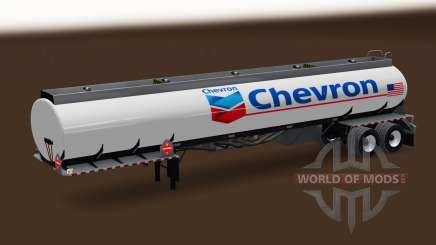 La piel de Chevron de combustible semi-remolque para American Truck Simulator