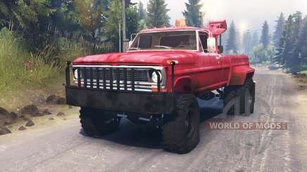 Ford F-200 1970 [Tow Truck] para Spin Tires