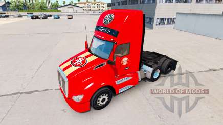 La piel de los San Francisco 49ers en los tractores y de las Mascotas Ken para American Truck Simulator