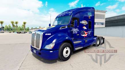 La piel de los Broncos en el tractor Kenworth para American Truck Simulator