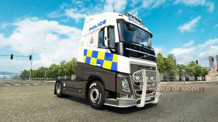 La policía de la piel para camiones Volvo para Euro Truck Simulator 2